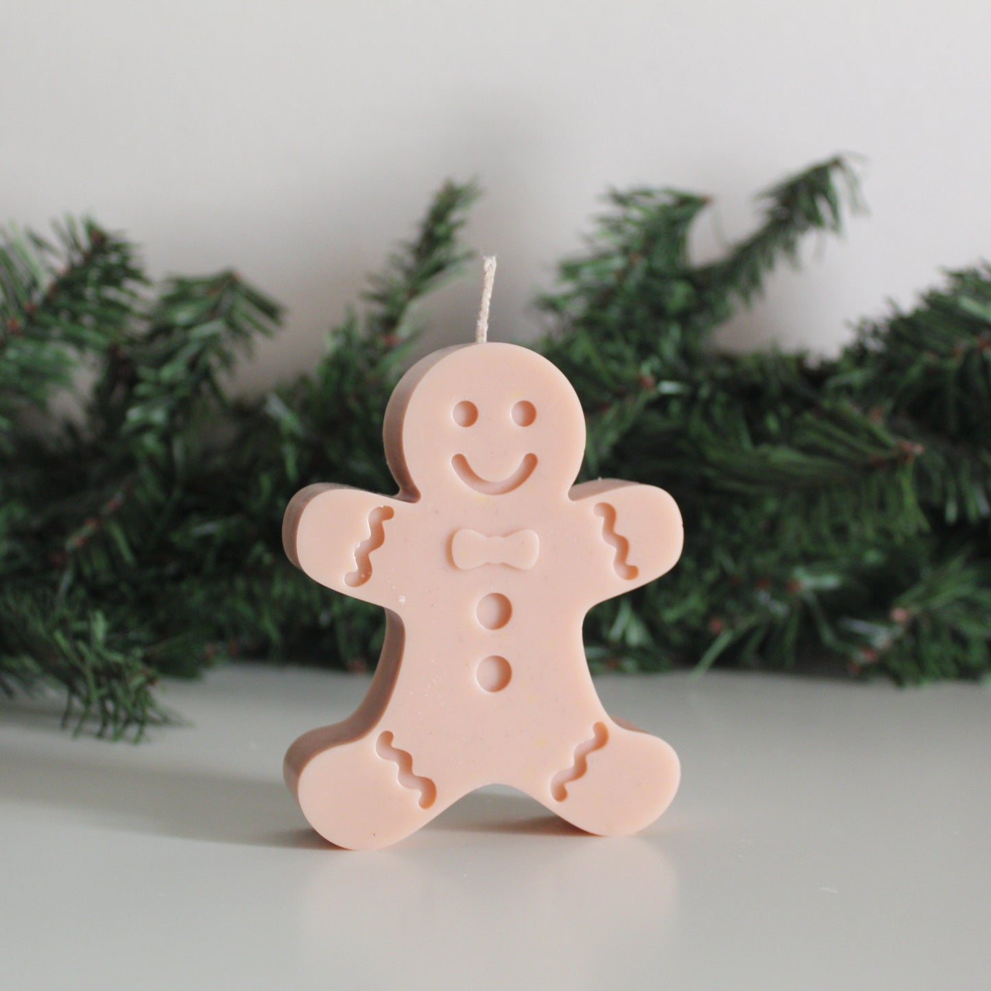 Gingerbread Man Candle